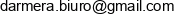 Darmera Email address