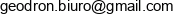 Uslugi Geodezyjne Geodron Dominik Pochylski Email address