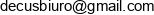 Decus Email address