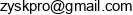 Zyskpro Adres e-mail