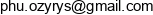 Przedsiebiorstwo Handlowo Uslugowe Ozyrys Email address