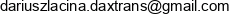 Dax Trans Dariusz Lacina Adres e-mail