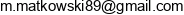 Marek Matkowski Email address
