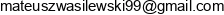 Mateusz Wasilewski Solutions Email address