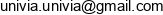 Univia Email address