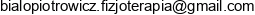 Fizjoterapia Jan Bialopiotrowicz Adres e-mail