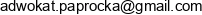 Kancelaria Adwokacka Adwokat Kinga Paprocka Email address