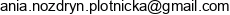 Anna Nozdryn Plotnicka Fizjoterapia Adres e-mail