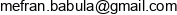 Mefran Design Adres e-mail