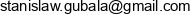 Stanislaw Gubala Spectrum Email address