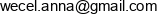 Anawel Anna Wecel Email address