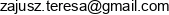 Indywidualna Specjalistyczna Praktyka Lekarska Teresa Zajusz Email address