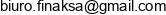 Finaksa Adres e-mail