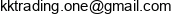K K Trading Adres e-mail