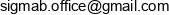 Sigma B Adres e-mail
