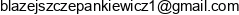 Blazej Szczepankiewicz Adres e-mail