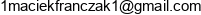Maciej Franczak Email address