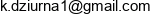Katarzyna Dziurna Email address