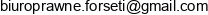 Biuro Uslug Prawnych Forseti Sylwia Bulzacka Adres e-mail