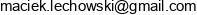 Fen Maciej Lechowski Email address