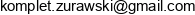 Komplet Krzysztof Zurawski Adres e-mail