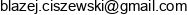 Bc Service Blazej Ciszewski Email address