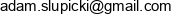 Geomain Projekt Adam Slupicki Email address
