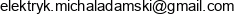 Elektryk Michal Adamski Email address