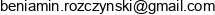 Beniamin Rozczynski Doradztwo Prawne Email address