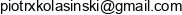 Piotr Kolasinski Email address