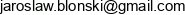 Jaroslaw Blonski It Consulting Email address