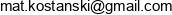 Artcore Mateusz Kostanski Email address