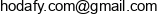 Hodafy Email address