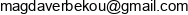 Magdalini Bekou Email address