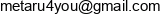 Metaru Adres e-mail