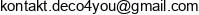 Deco4you Wiktoria Rzepka Adres e-mail
