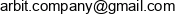Arbit Company Email address
