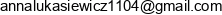 Business Support Anna Lukasiewicz Adres e-mail