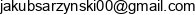 Jakub Sarzynski Email address
