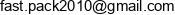 Fast Pack Email address