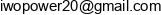 Iwopower Email address