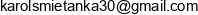 Alekspaw Karol Smietanka Email address