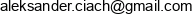 New Strategy Aleksander Ciach Email address