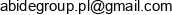 Abide Group Adres e-mail
