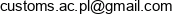 Agencja Celna Customs Robert Sliwinski Adres e-mail