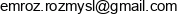 Emroz Emil Rozmysl Email address