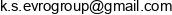 K S Evro Group Email address