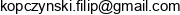 Filip Kopczynski Email address