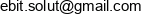 Ebit Solutions Email address