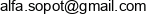 Alfa Email address